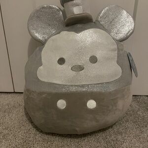 100 anniversary Disney Silver and Gray Squishmallow
